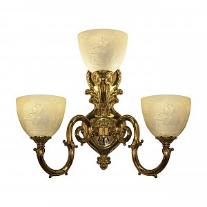 Настенное бра 7203 7203B16/2+1/210 G P1 U Pair