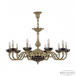 Подвесная люстра 7201 72101P/10/300 G P Amber-Blue/H-1J