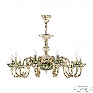 Подвесная люстра 7203 72203P/10/300 GW P Clear-Green/H-1H
