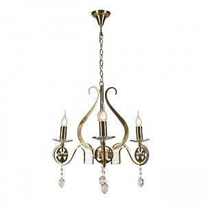 Подвесная люстра Ауэрель 2031/3H-BRGD-CGN