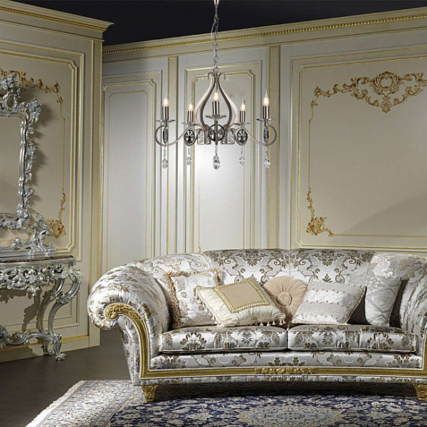 Подвесная люстра Ауэрель 2031/5H-SNCR-CL