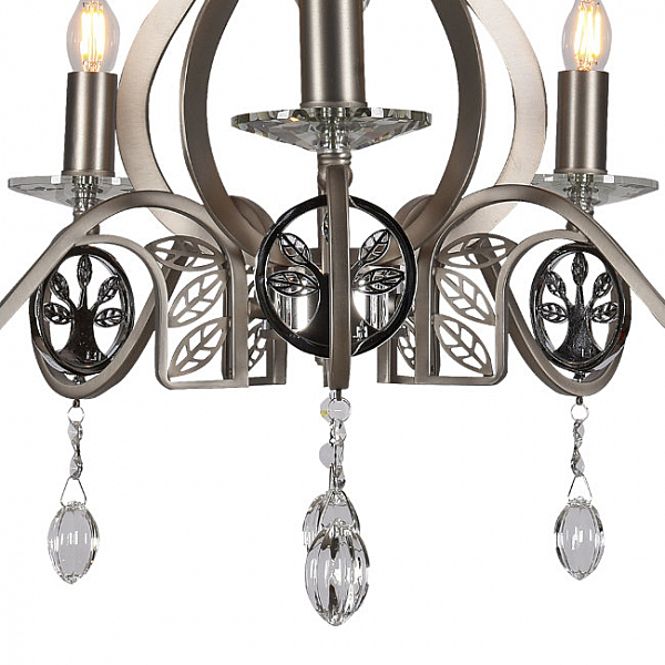 Подвесная люстра Ауэрель 2031/5H-SNCR-CL