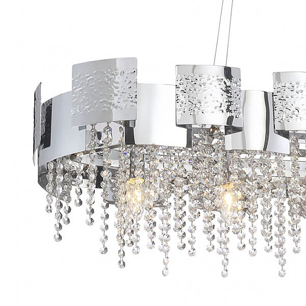 Подвесная люстра Бритта 3006/6PL-CLCR