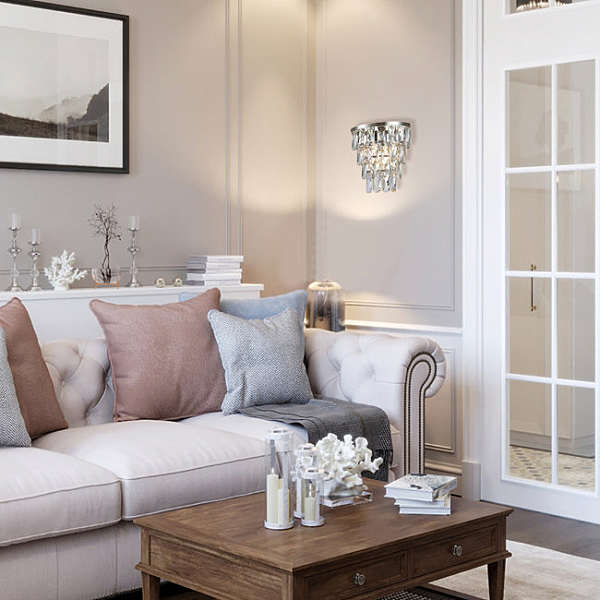 Настенное бра Сальваторе LH0037/1W-NK-CL