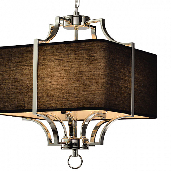 Подвесная люстра Адельфия LH1047/5P-NK-BK