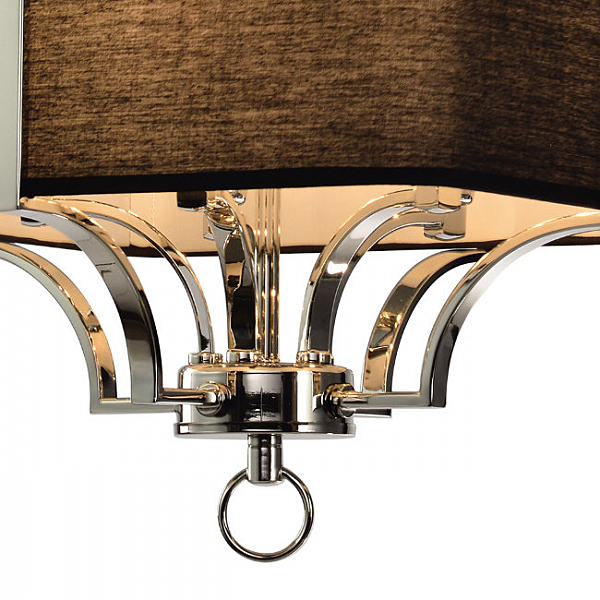 Подвесная люстра Адельфия LH1047/5P-NK-BK