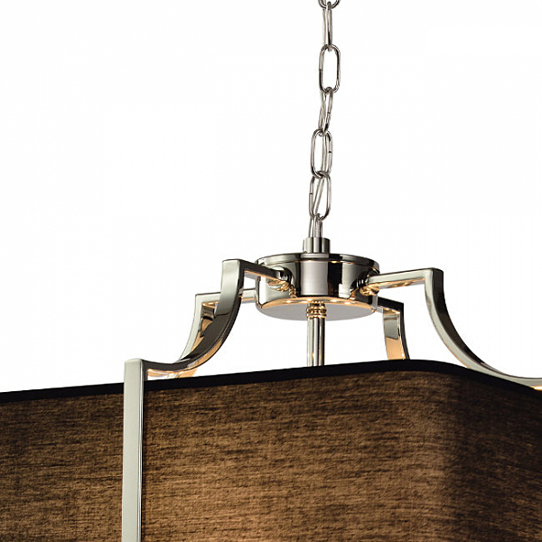 Подвесная люстра Адельфия LH1047/5P-NK-BK