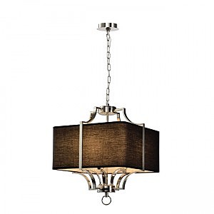 Подвесная люстра Адельфия LH1047/5P-NK-BK