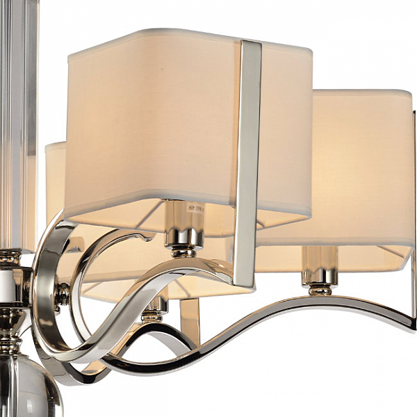 Подвесная люстра Адельфия LH1047/6P-NK-WT