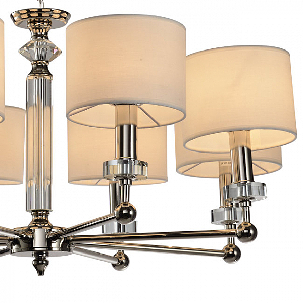 Подвесная люстра Саленто LH1049/8H-NK-WT