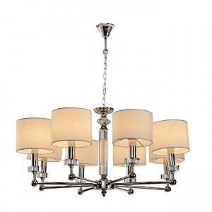 Подвесная люстра Саленто LH1049/8H-NK-WT