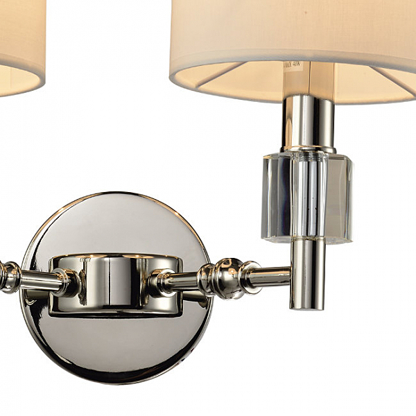 Настенное бра Малье LH1053/2W-NK-WT