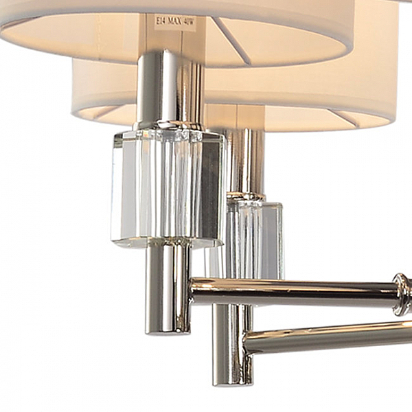 Подвесная люстра Малье LH1053/8H-NK-WT