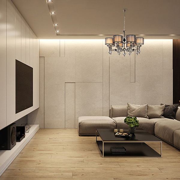 Подвесная люстра Монелья LH1054/8H-NK-WT