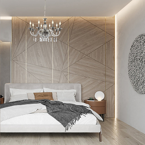 Подвесная люстра Багерия LH2042/8H-NK-CL