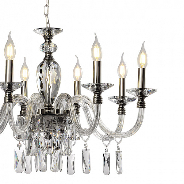 Подвесная люстра Багерия LH2042/8H-NK-CL