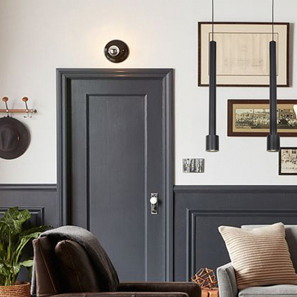 Светильник подвесной Салерно LH4098/1P-SBK-SBK