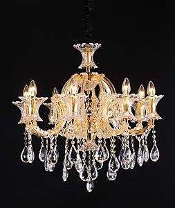 Подвесная люстра Venezia Venezia 10650/8C GOLD, CLEAR