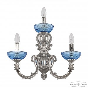 Настенное бра Florence 7109B16/2+1/210 Ni P Aquamarine/M-1G