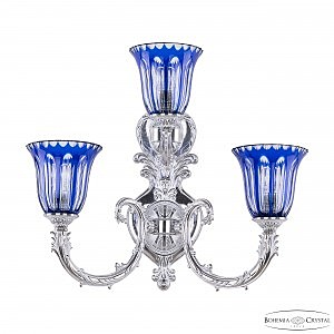 Настенное бра Florence 7109B16/2+1/210 NW P2 U Clear-Blue/H-1H