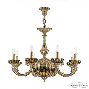 Подвесная люстра Florence 71109P/8/210 FP P Amber-Green/H-1H