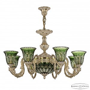Подвесная люстра Florence 71203P/8/210 GW P2 U Clear-Green/H-1I