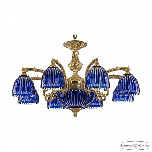 Подвесная люстра Florence 71212P/8/210 G P1 D Clear-Blue/H-1K