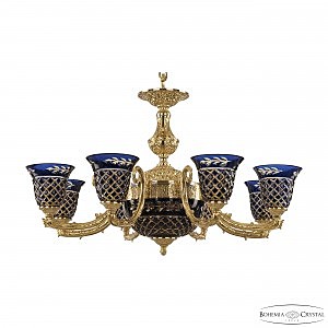 Подвесная люстра Florence 71212P/8/210 G P2 U Amber-Blue/H-1J