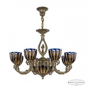 Подвесная люстра Florence 71409P/8/210 GB P1 U Amber-Blue/H-1H FA4M