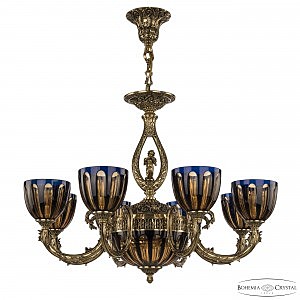Подвесная люстра Florence 71409P/8/210 GB P1 U Amber-Blue/H-1H FA4S