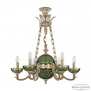 Подвесная люстра Verona 72009P/6/175 GW P Clear-Green/H-1J Y8 FL2S