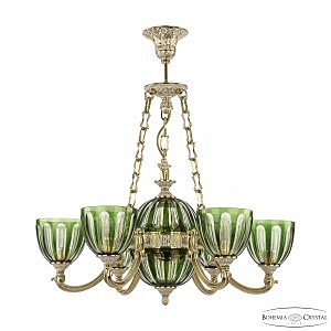 Подвесная люстра Verona 72009P/6/175 GW P1 U Clear-Green/H-1H FA10S