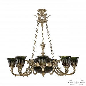 Подвесная люстра Verona 72009P/9/250 G P2 U Amber-Green/H-1K Y8 FA10B