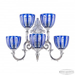Настенное бра Verona 7203B15/3+2/210 NW P1 U Clear-Blue/H-1H