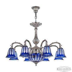 Подвесная люстра Verona 72109P/8/210 Ni P2 D Clear-Blue/H-1H