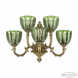 Настенное бра Verona 7214B16/3+2/210 FP P1 U Clear-Green/H-1H