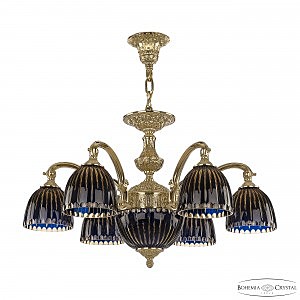 Подвесная люстра Verona 72209P/6/175 G P1 D Amber-Blue/H-1K