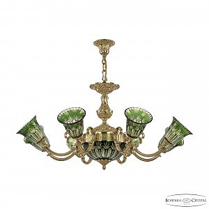 Подвесная люстра Verona 72213P/8/210 G P2 U Clear-Green/H-1I