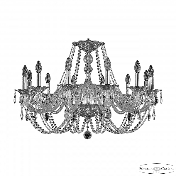 Подвесная люстра 1601 1601/12/300 Ni