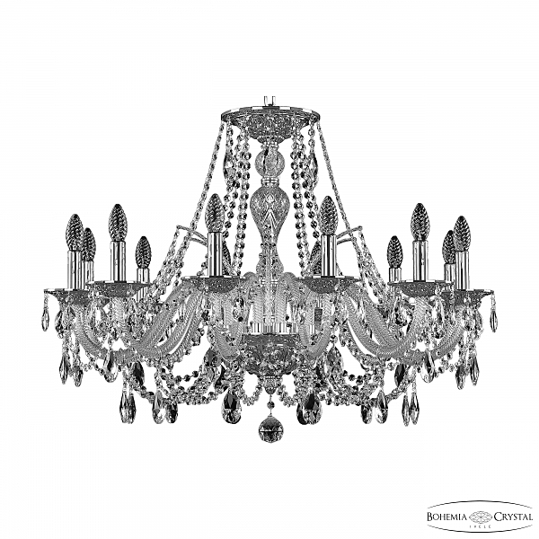 Подвесная люстра 1605 1605/12/300 Ni