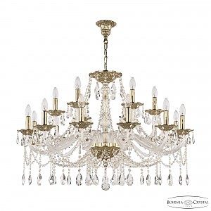 Подвесная люстра 1607 1607/12+6/360 G