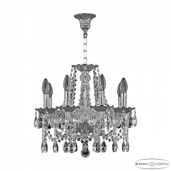 Подвесная люстра 1607 1607/8/141 Ni