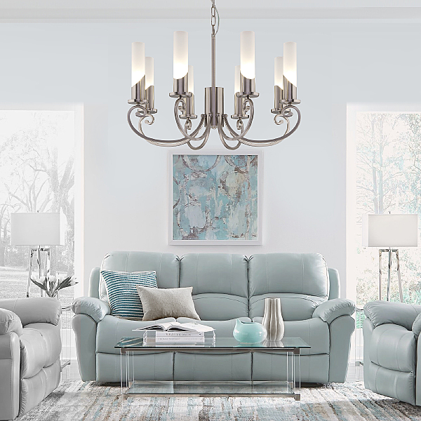 Подвесная люстра Banci 60117/8 никель Smart