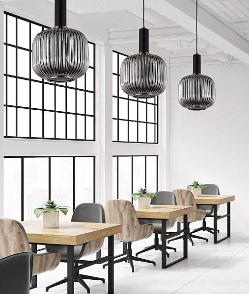 Светильник подвесной Gato LDP 1217 GY+BK