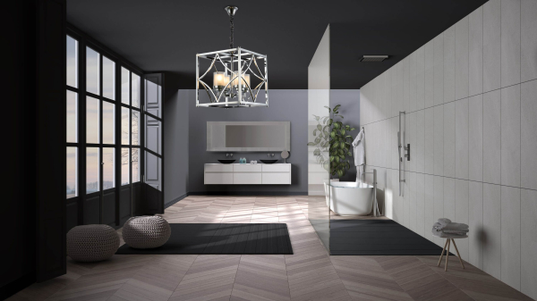 Подвесная люстра Quadrato LDP 1223-4 CHR