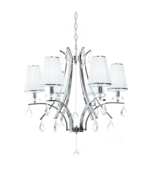 Подвесная люстра Lumina Deco LDP 66247-6 WT+CHR