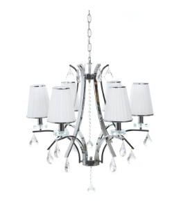 Подвесная люстра Lumina Deco LDP 66247-6 WT+CHR
