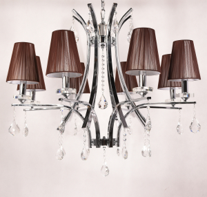 Подвесная люстра Lumina Deco LDP 66247-8 BR+CHR