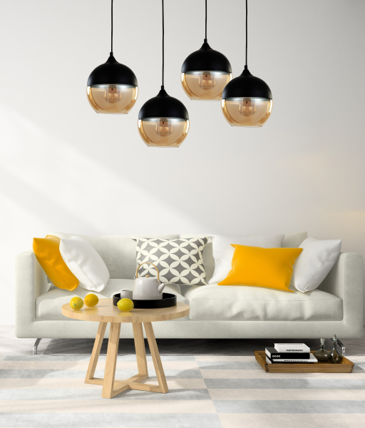 Светильник подвесной Lumina Deco LDP 6805 BK+TEA