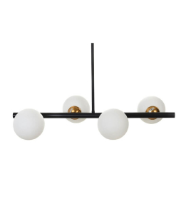 Люстра на штанге Torica LDP 7001-4 BK+MD